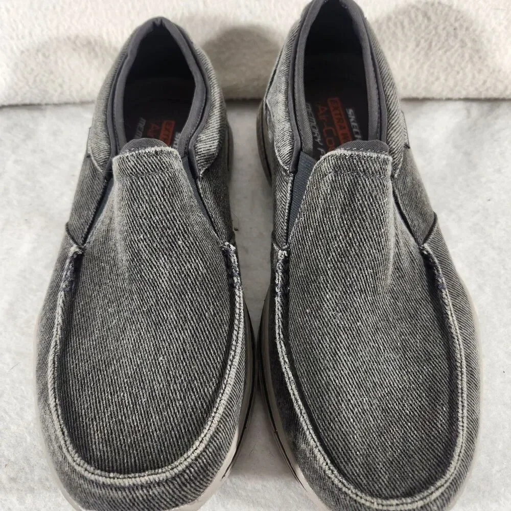 Men's Skechers Relaxed Fit Creston Moseco Slip-On Casual Sneakers CHARCOAL 8.5